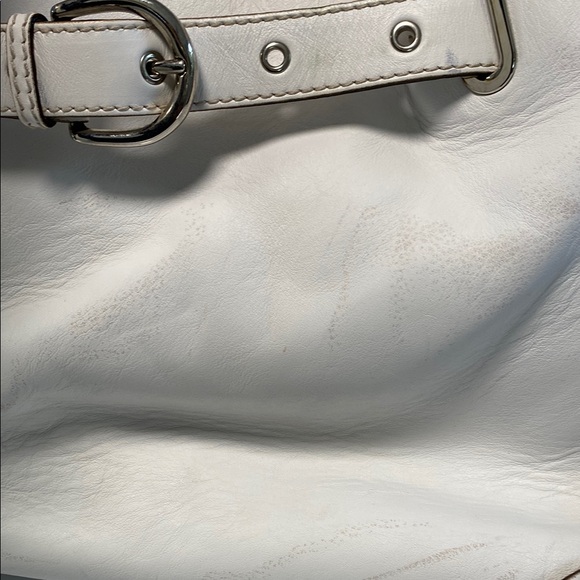 TO BE G PIRENZE White Leather Satchel Made in Italy - Picture 6 of 14